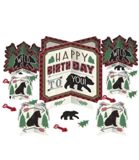 1st Birthday 'Little Lumberjack' Table Decorating Kit (27pc)