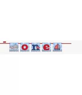 1st Birthday 'Nautical' Banner (1ct)