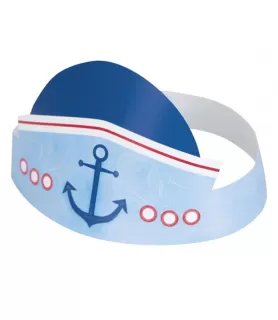 1st Birthday 'Nautical' Paper Hats (6ct)