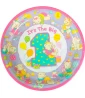 1st Birthday 'It's the Big 1' Teddy Bear Girl Large Paper Plates (8ct) 1st Birthday 'It's the Big 1' Teddy Bear Girl Large Paper Plates (8ct)
