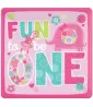 1st Birthday 'One Wild Girl' Large Paper Plates (8ct)