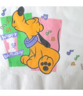 Disney Babies '1st Birthday Tunes' Lunch Napkins (16ct)
