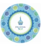 1st Birthday 'Sweet Lil' Cupcake Boy' Extra Large Paper Plates (18ct) 1st Birthday 'Sweet Lil' Cupcake Boy' Extra Large Paper Plates (18ct)