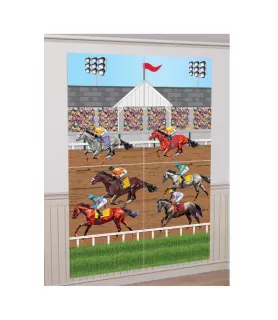 Kentucky Derby Scene Setter Wall Decorating Kit (4pcs)