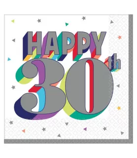 Over the Hill 'Here's to 30' Lunch Napkins (16ct)