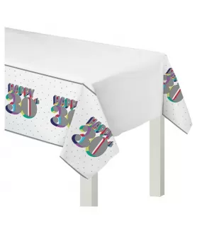 Over the Hill 'Here's to 30' Plastic Tablecover (1ct)