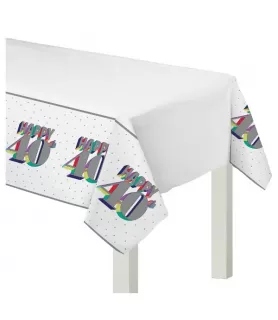 Over the Hill 'Here's to 40' Plastic Tablecover (1ct)