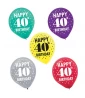 Over the Hill 'Here's to 40' Latex Balloons (15ct) Over the Hill 'Here's to 40' Latex Balloons (15ct)