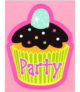 Happy Birthday 'Sweet Treats' Invitations w/ Envelopes (8ct)