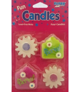 Happy Birthday 'Tea For You' Mini Candle Set (4pcs)