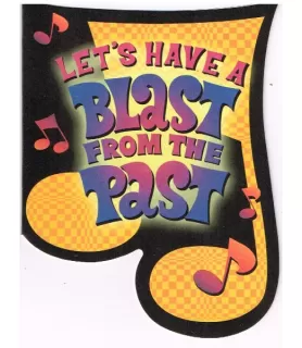 Blast From the Past Disco Invitations W/ Envelopes (8ct)