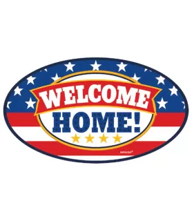 Welcome Home 'American Pride' Large Car Magnet (1ct)