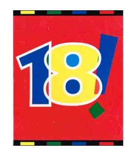 Happy Birthday '18th Birthday Party' Invitations w/ Envelopes (8ct)