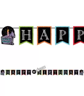 Happy Birthday Customizable Banner Kit (1ct)