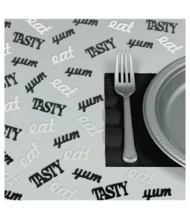 Happy Birthday 'Eat and Enjoy' Glitter Table Scatter (48pc)