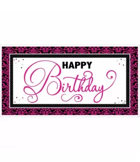 Fabulous Celebration Jumbo Plastic Banner (1ct)