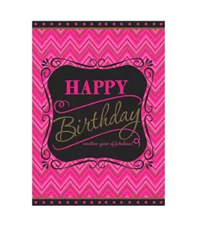 Born to be Fabulous Plastic Table Cover (1ct)