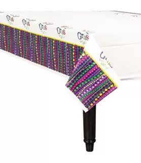 Mardi Gras Plastic Table Cover (1ct)