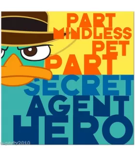 Phineas and Ferb 'Agent P' Lunch Napkins (16ct)