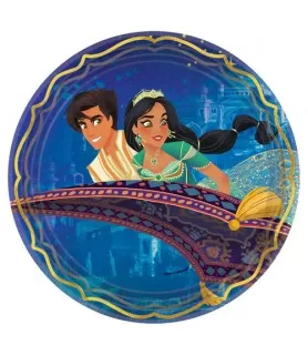 Aladdin Large Metallic Paper Plates (8ct)