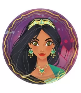 Aladdin Small Metallic Paper Plates (8ct)