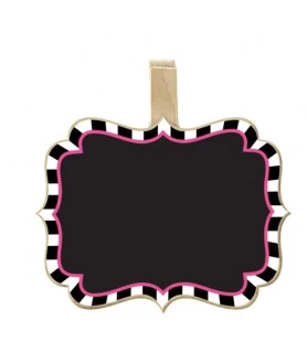 Mad Tea Party Chalkboard Food Label Clips (8ct)
