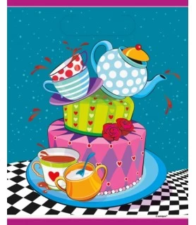 Mad Hatter Tea Party Favor Bags (8ct)