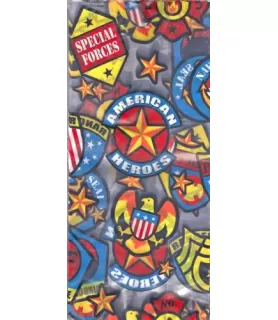 American Heroes Cello Favor Bags w/ Twist Ties (8ct)