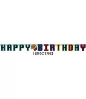 Among Us 'Spies In Space' Jumbo Add-An-Age Letter Banner (1ct)