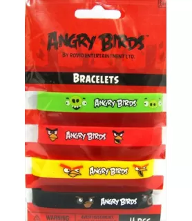 Angry Birds Bracelets / Favors (4ct)