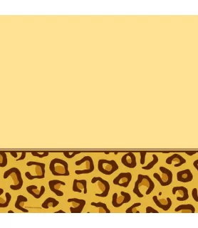 Leopard Animal Print Plastic Table Cover (1ct)