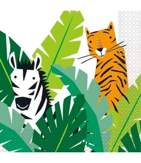 Jungle 'Animal Safari' Lunch Napkins (16ct)