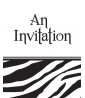 Zebra Stripes Animal Print Invitations w/ Envelopes (8ct) Zebra Stripes Animal Print Invitations w/ Envelopes (8ct)