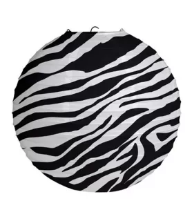 Zebra Stripes Animal Print Paper Lantern (1ct)