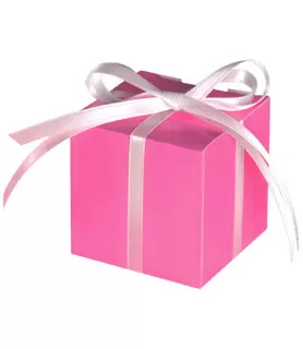 Bright Pink Mini Favor Boxes (100ct)