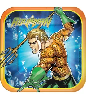 Aquaman Small Paper Plates (8ct)