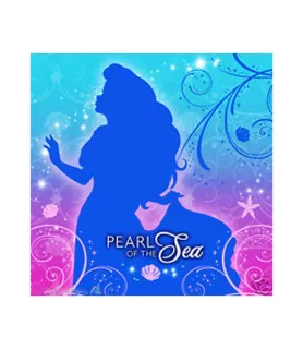 Ariel the Little Mermaid Sparkle Small Napkins (16ct)
