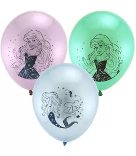 Ariel the Little Mermaid 'Sparkle' Latex Balloons (6ct)