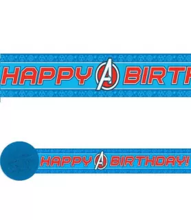 Avengers 'Assemble' Crepe Paper Streamer (30ft)