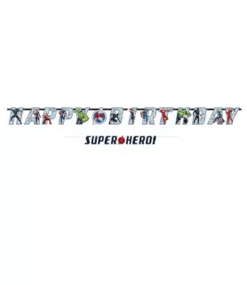Avengers 'Powers Unite' Jumbo Letter Banner Kit (1ct)