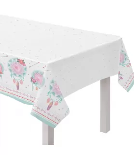 Boho Girl 'Free Spirit' Paper Tablecover (1ct)