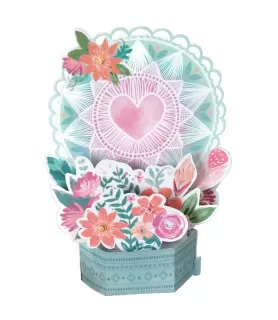 Boho Girl 'Free Spirit' Pop-Up Table Centerpiece Decoration (1ct)