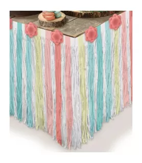 Boho Girl 'Free Spirit' Paper Table Skirt (1ct)