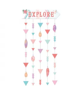 Boho Girl 'Free Spirit' Door Curtain (1ct)