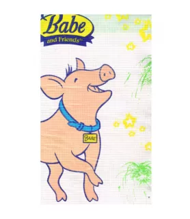 Babe and Friends Vintage 1998 Paper Table Cover (1ct)