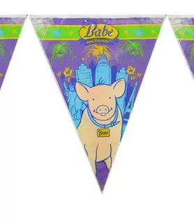 Babe and Friends Vintage 1998 Flag Banner (12ft)