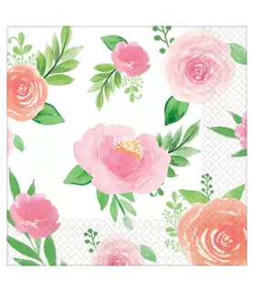 Baby Shower 'Sweet Floral' Small Napkins (16ct)