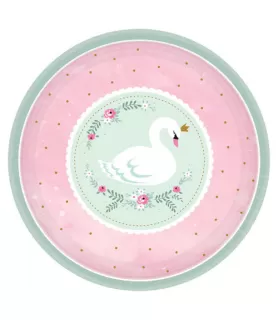 Baby Shower 'Sweet Swan' Extra Large Paper Plates (8ct)