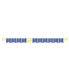 Baby Shower 'Moon and Back' Banner (1ct)