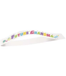 Baby Shower 'Future Grandma' Sash (1ct)